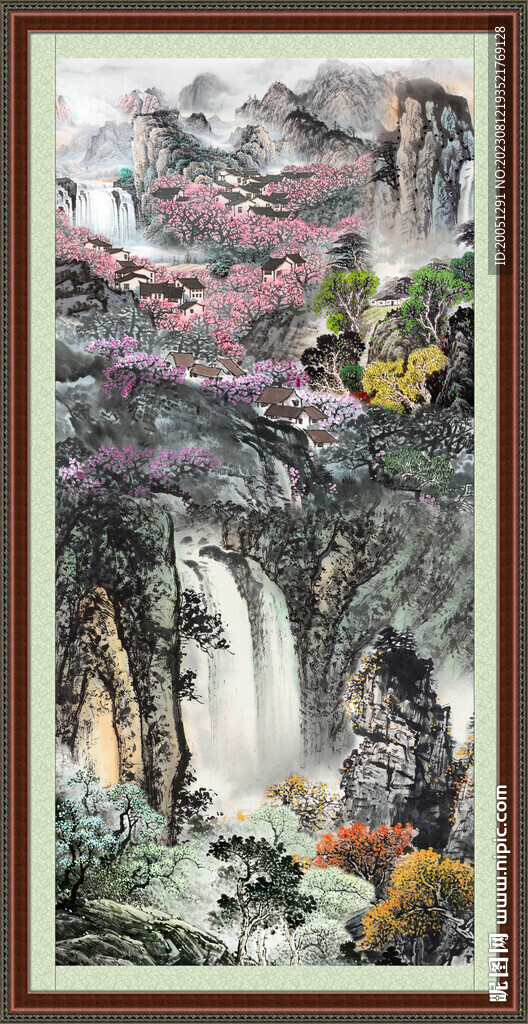 山水风景画 