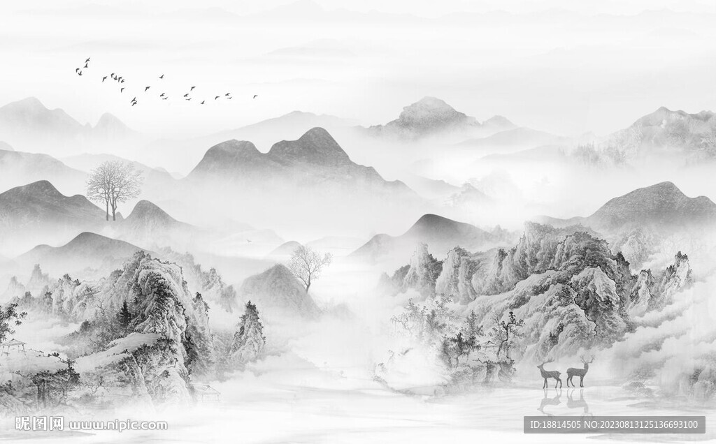 中式背景墙