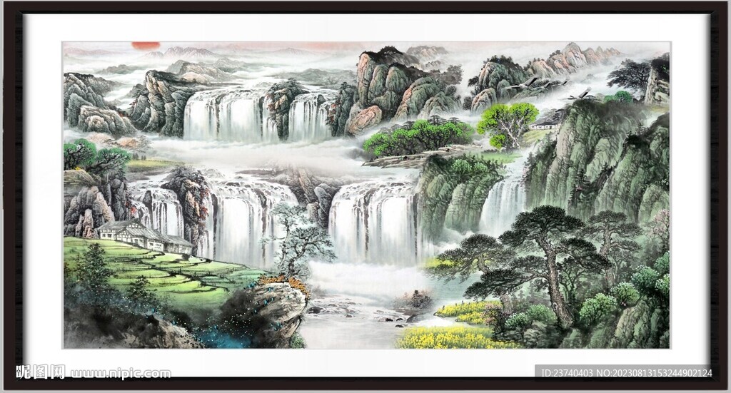 山水 