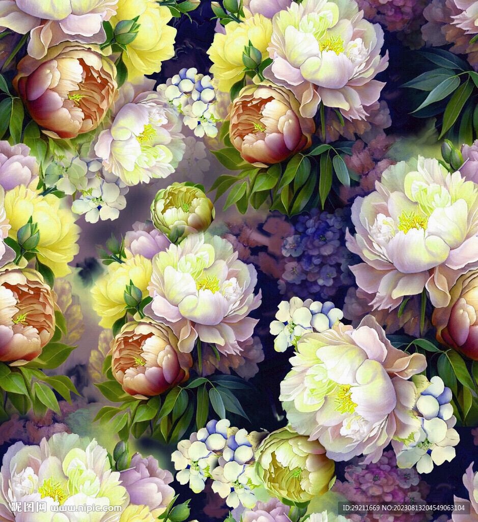 手绘花