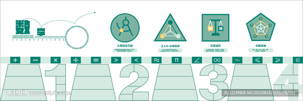 数学文化墙