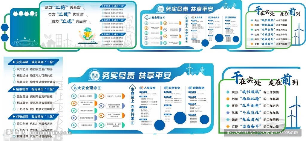 供电所电力文化墙