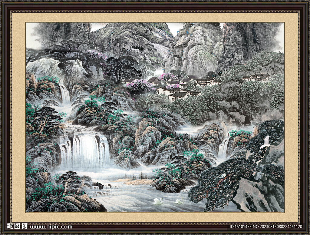 水墨山水 