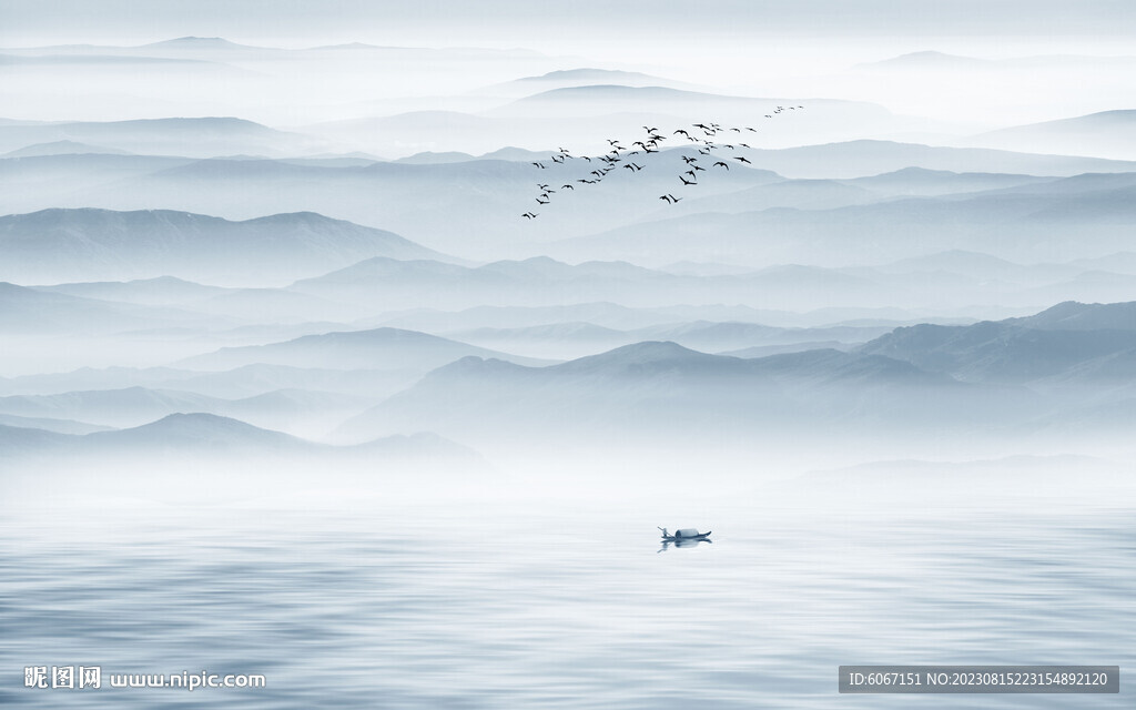禅意山水画