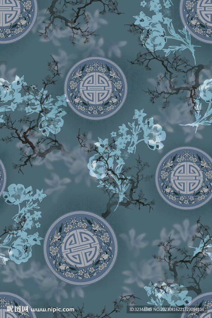 中老年花型