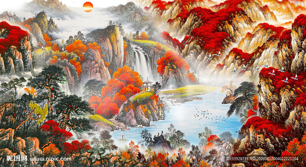 国画山水