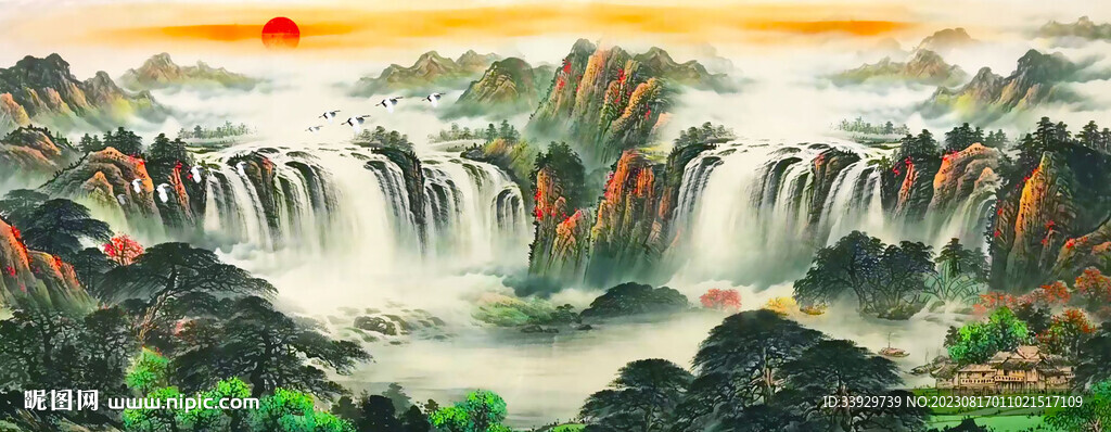 国画山水