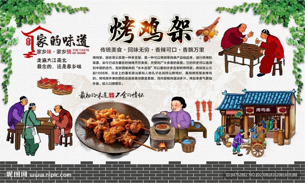 烤鸡架