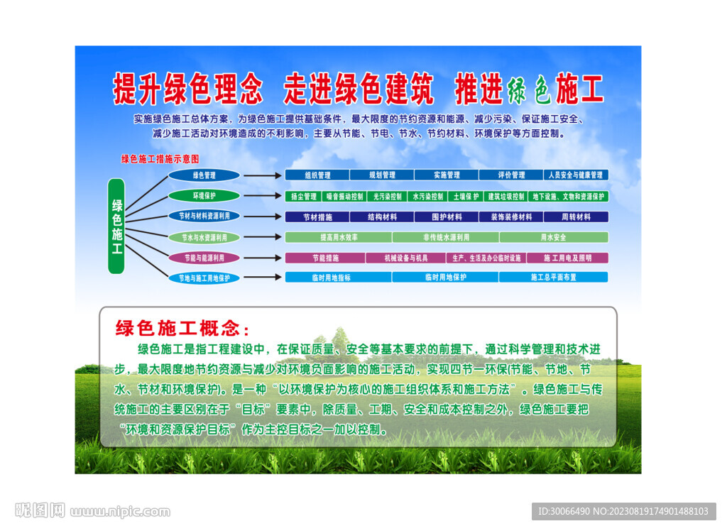 绿色施工 