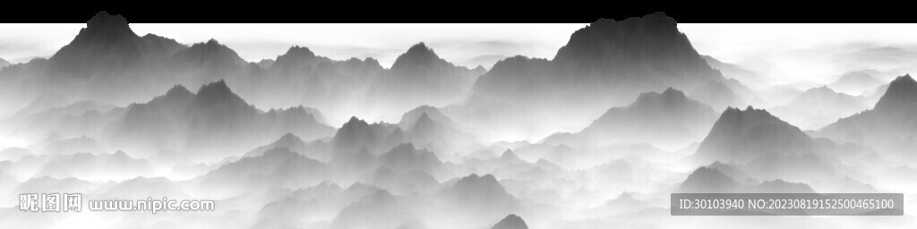水墨山水画