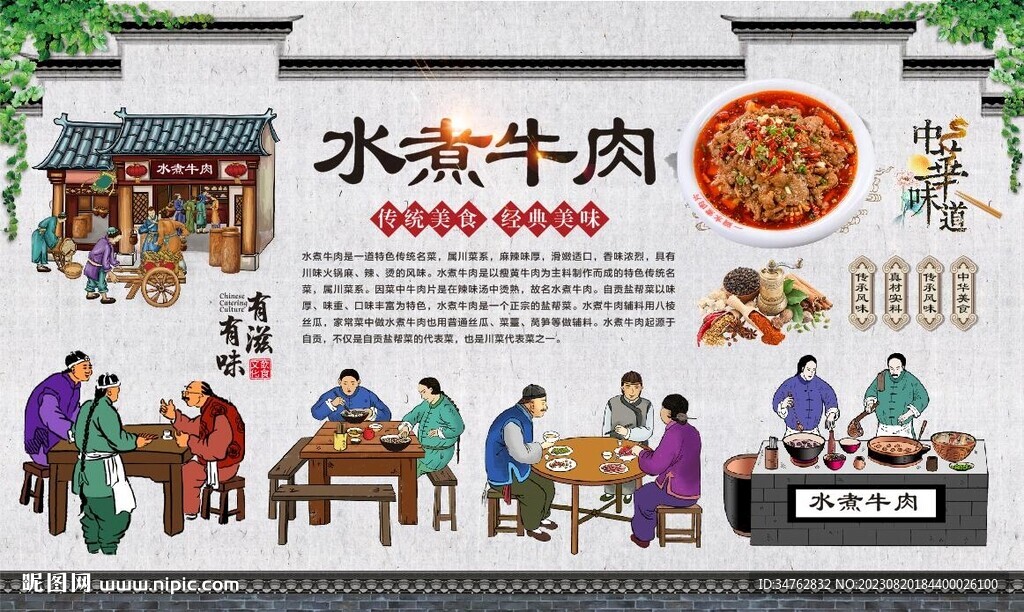 水煮牛肉 
