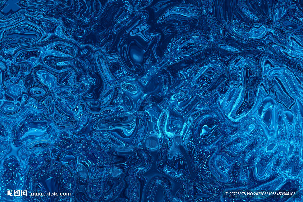 蓝色水波纹背景