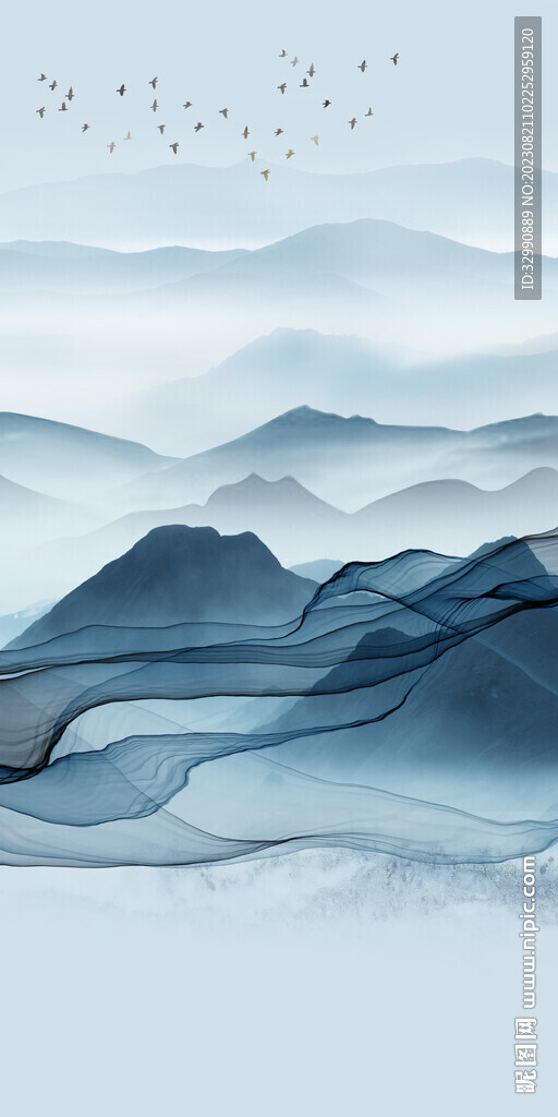 人气 极简新玄关画 Tif分层