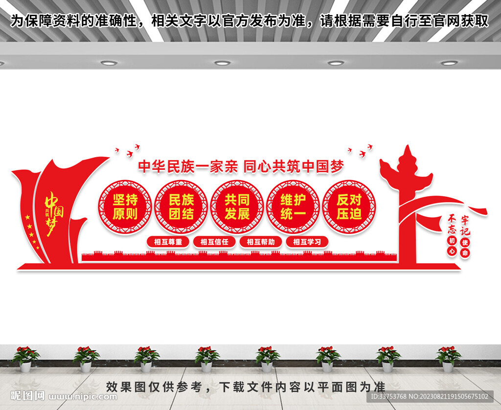 民族团结文化墙