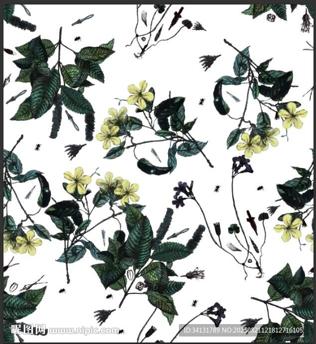 小花 小碎花 