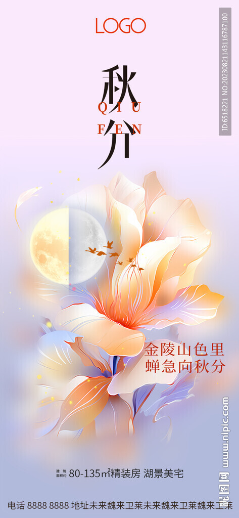 秋分节气海报