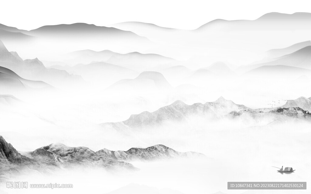 新款 现代简约山水 TiF分层