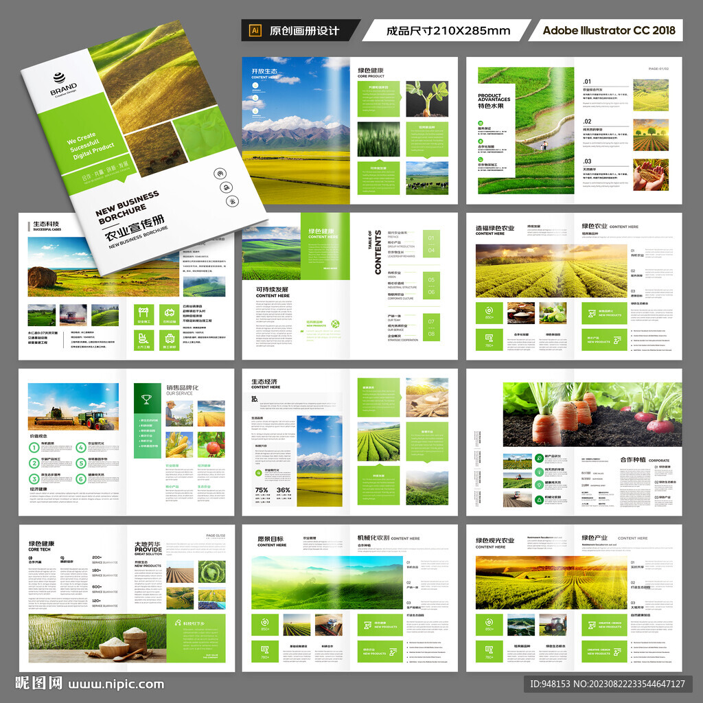 农业合作社画册