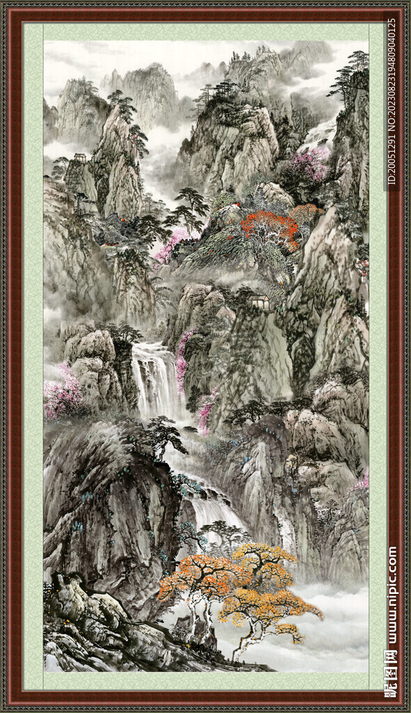 巨幅山水画