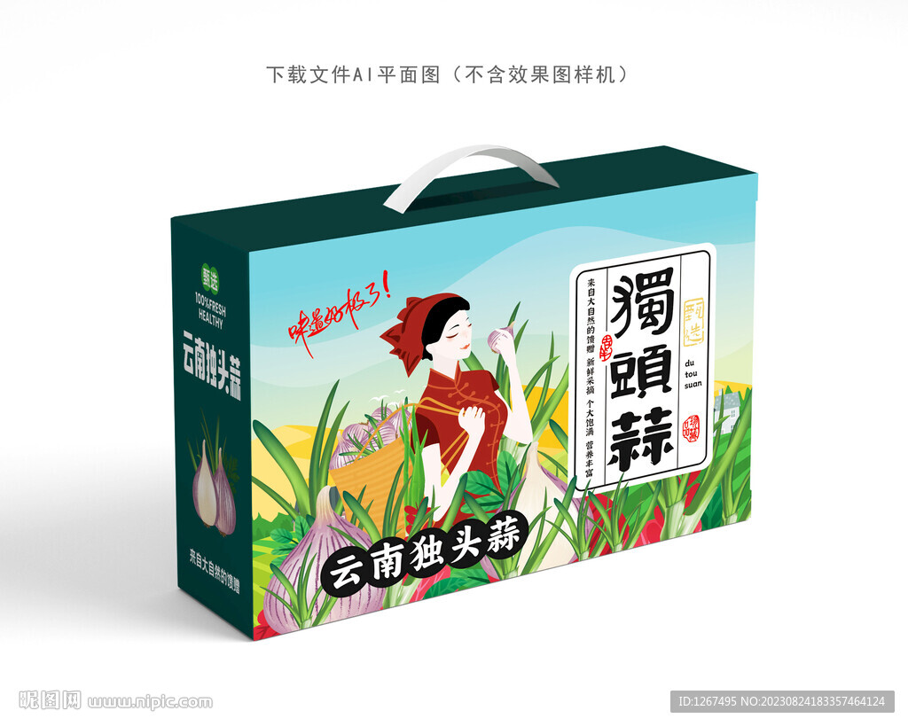 独头蒜彩盒