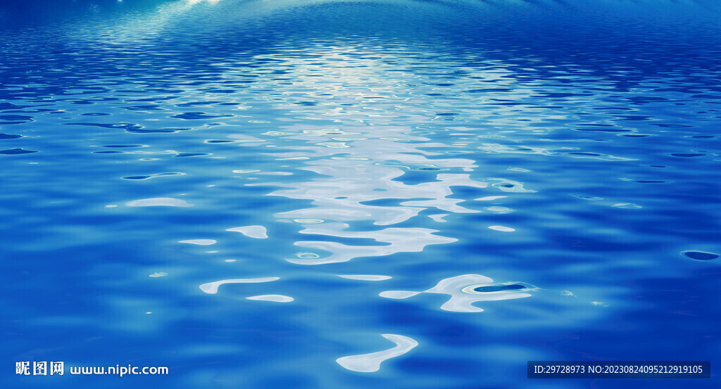 蓝色水纹
