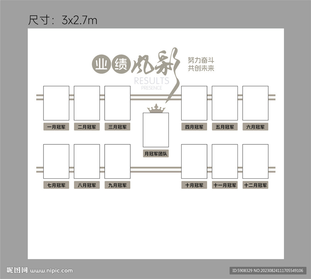 绩效榜文化墙