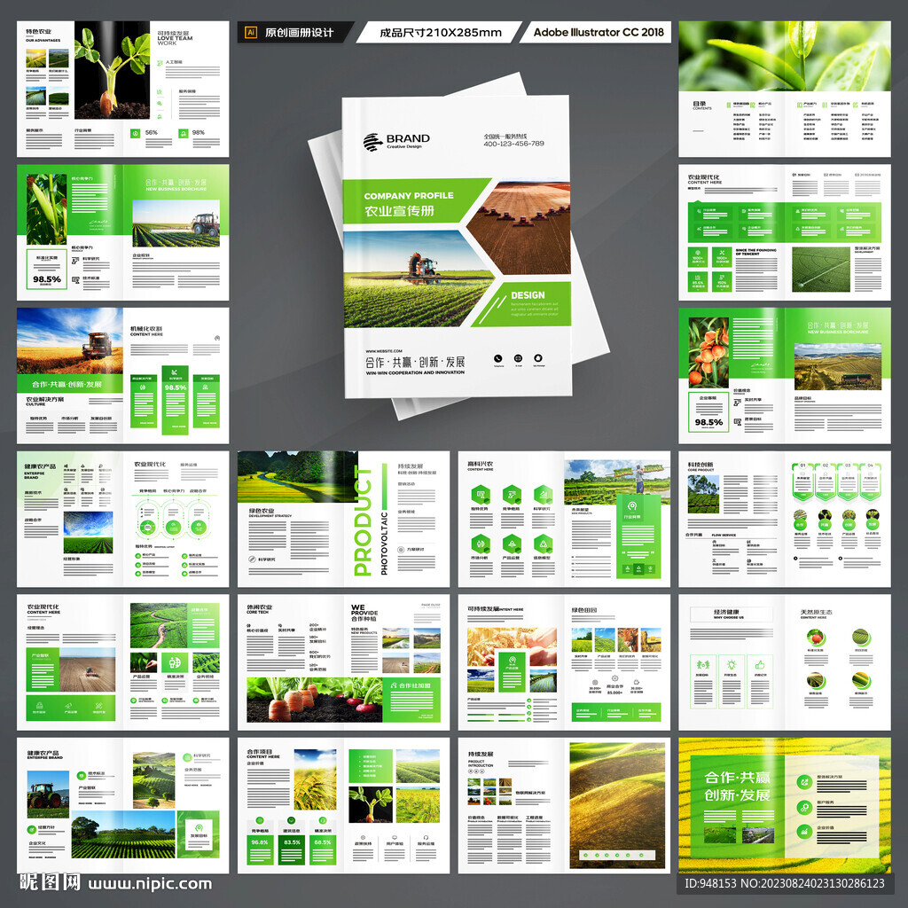 农业合作社画册