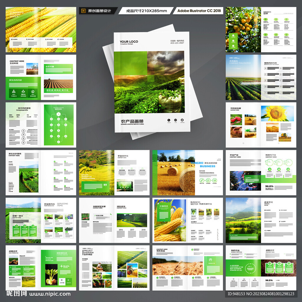 农业合作社画册