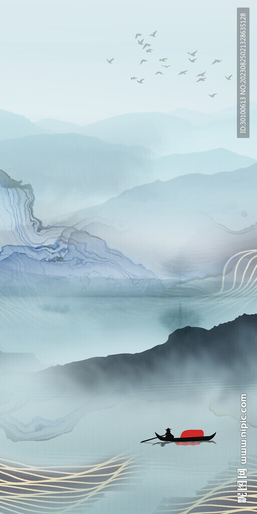 奢雅 简约玄关新画 Tif分层