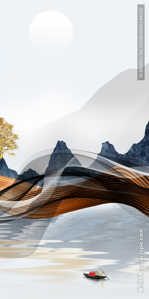 高档 清晰新玄关画 Tif分层