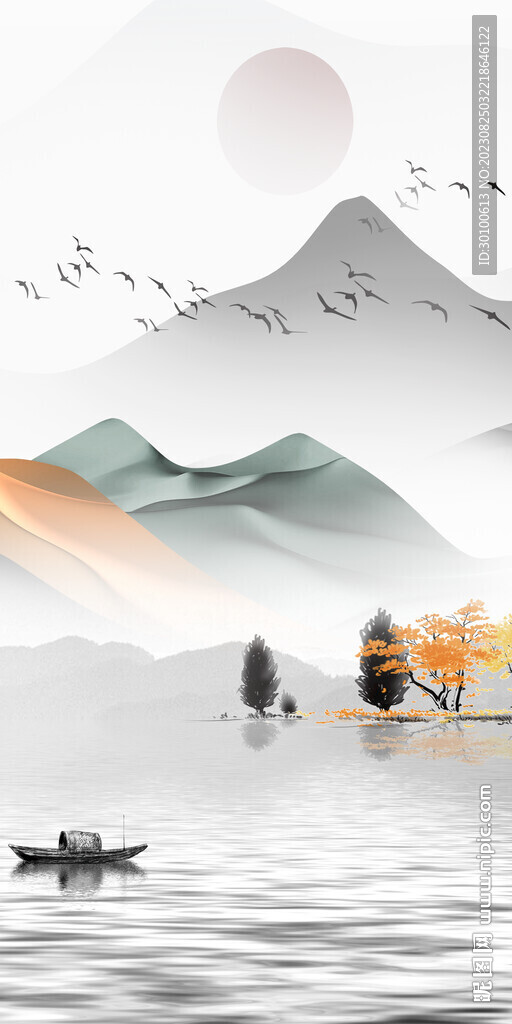 高清 新传玄关框画 Tif分层