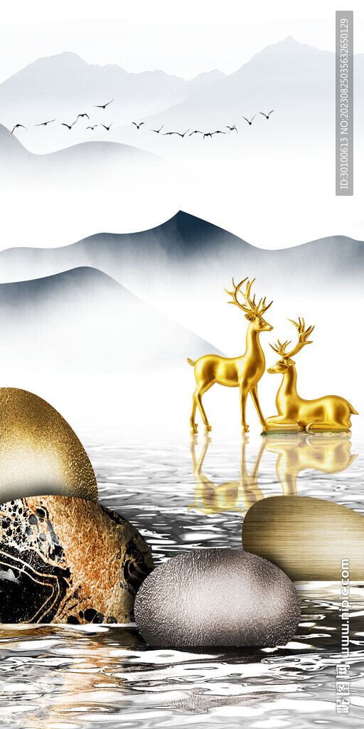 新传 新高档玄关画 Tif分层