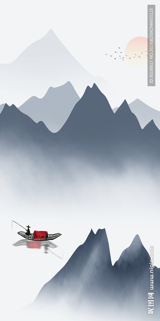 人气 现代新玄关画 tif分层