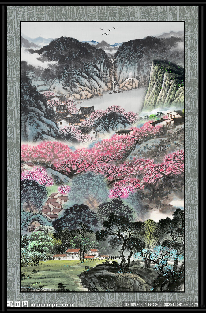 山水风景画 