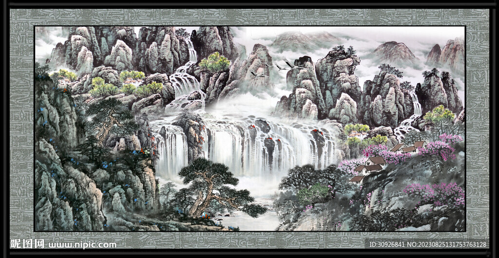 山水风景画 