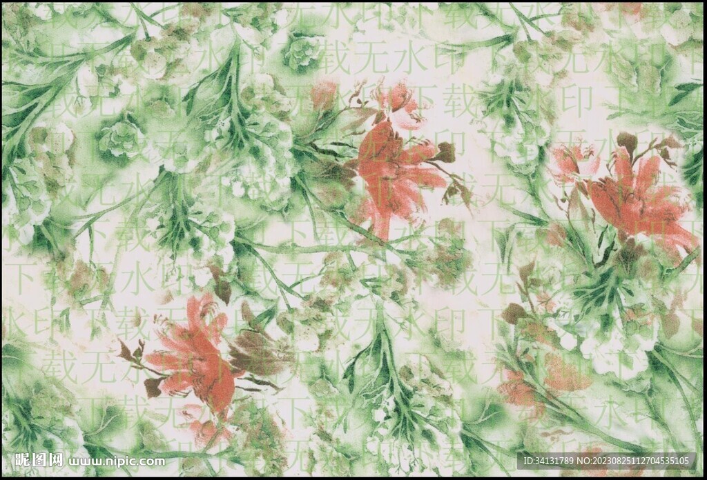 手绘花 