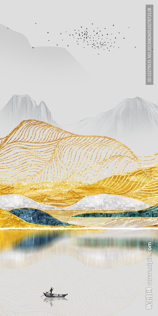 淡雅 中式现代玄关 TiF分层