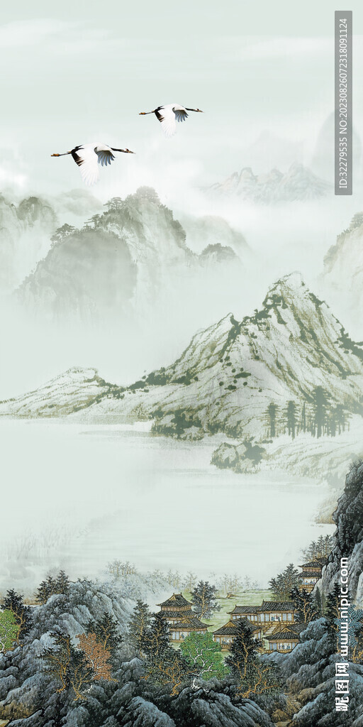 高清 玄关高雅新画 Tif分层