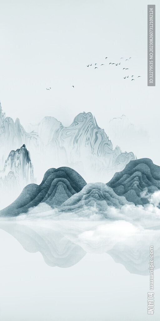意境 玄关极简新画 Tif分层