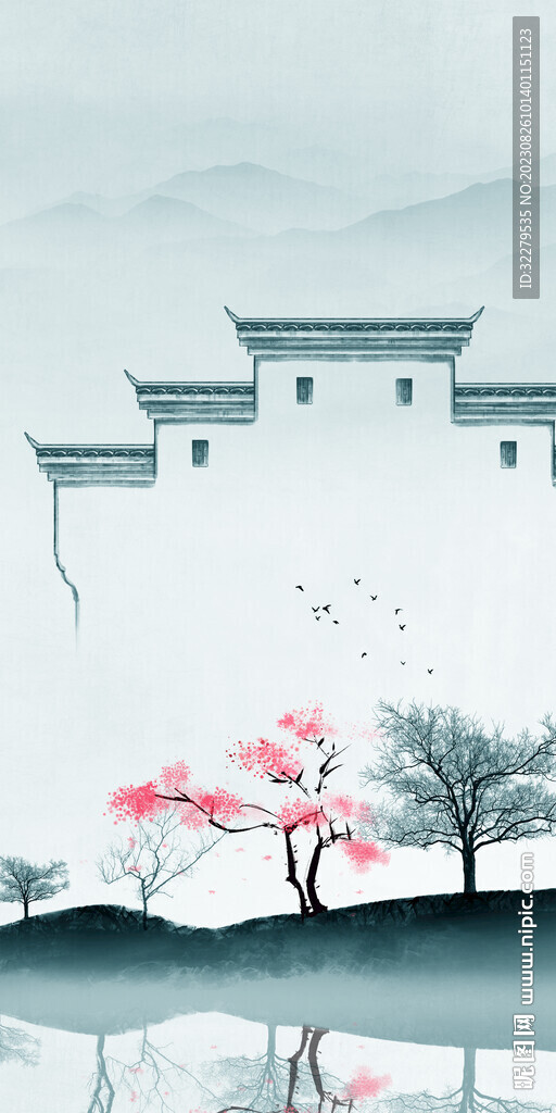 轻雅 中式高档玄关 Tif分层