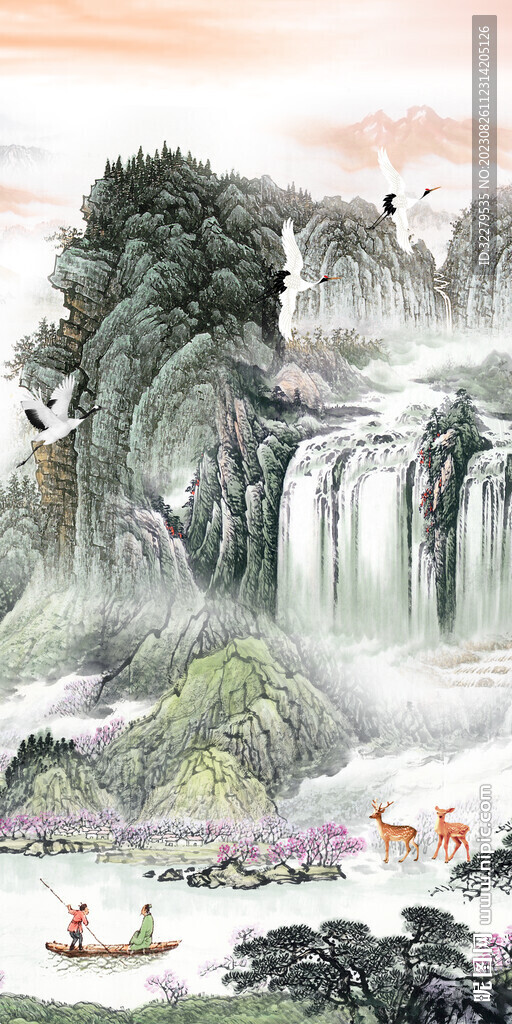 简约 简奢大气玄关 tif分层