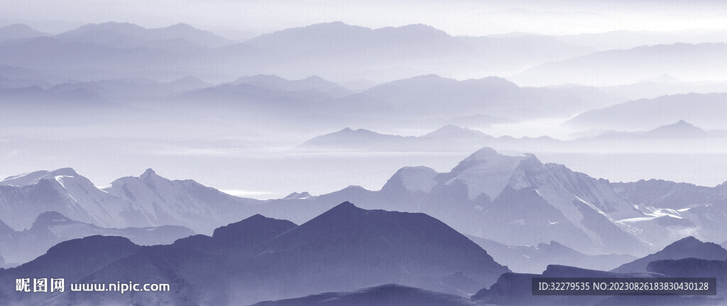 清晰 简意新品山水 TiF分层