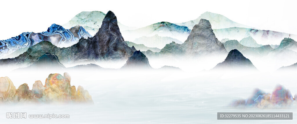 大气 简意新品山水 TiF分层