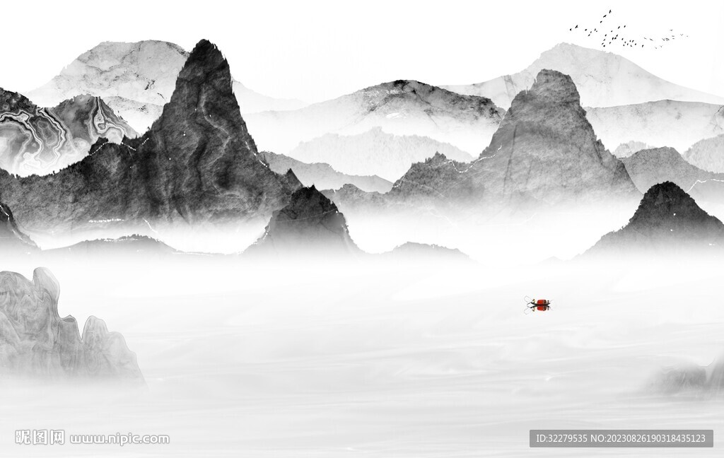 新传 清晰高清山水 TiF分层