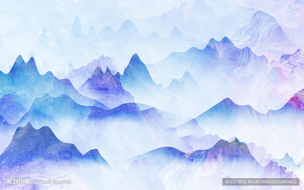人气 现代高清山水 TiF分层