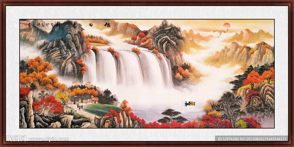 中国画山水