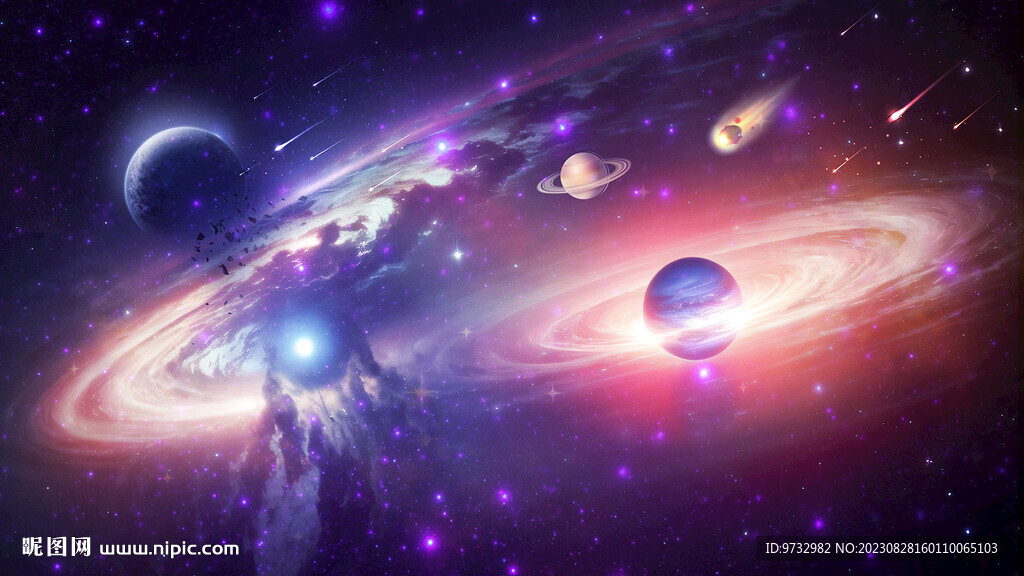 梦幻星空宇宙星球