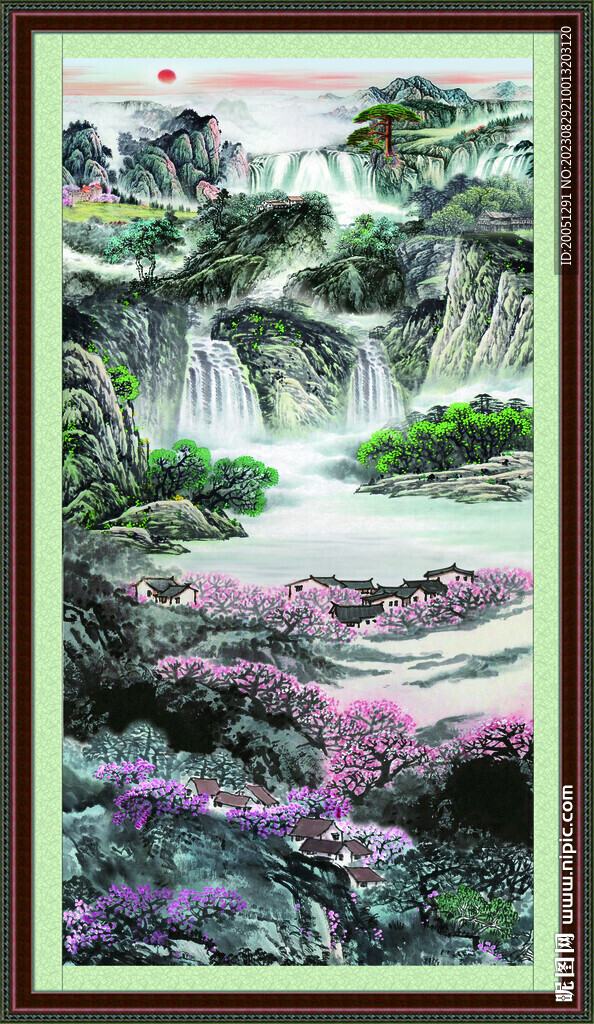 风水画 