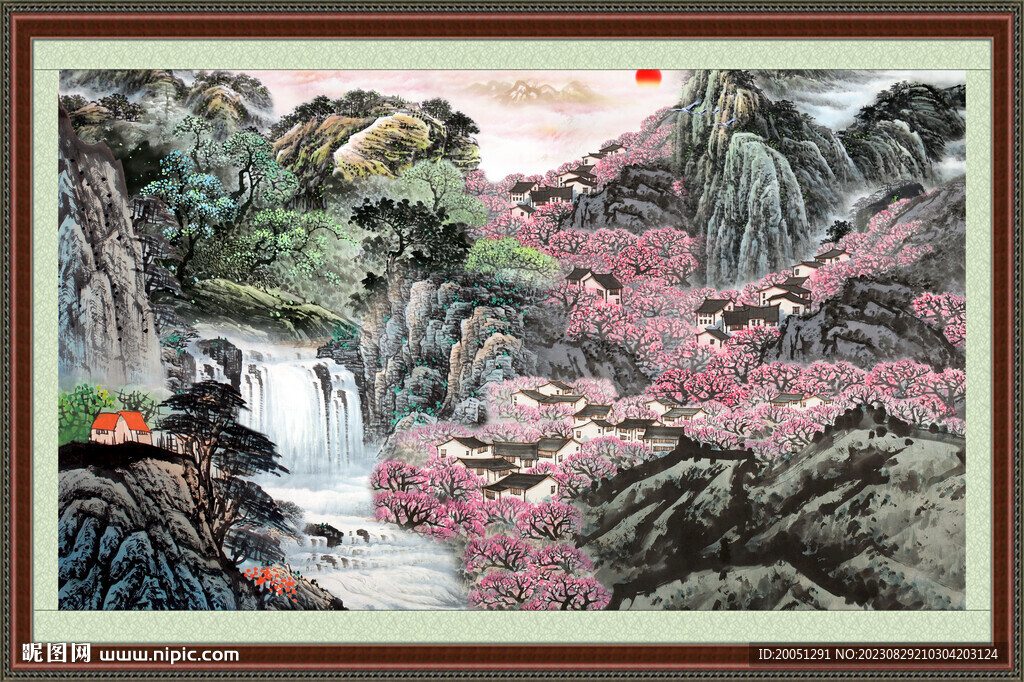 山水风景画 