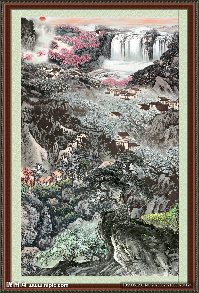 山水风景画 